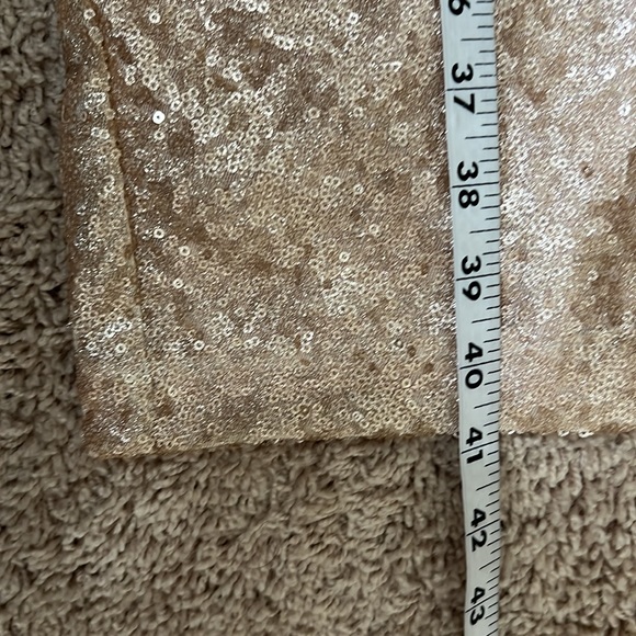 LULUS MEDIUM‎ MAGICAL NIGHT GOLD SEQUIN BODYCON MIDI DRESS NEW - Picture 8 of 11